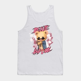 bear cute cool Tank Top